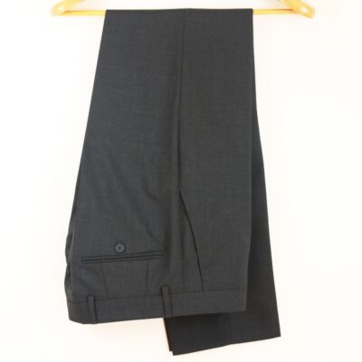 Pantalón gris vestir sin pinza fresco