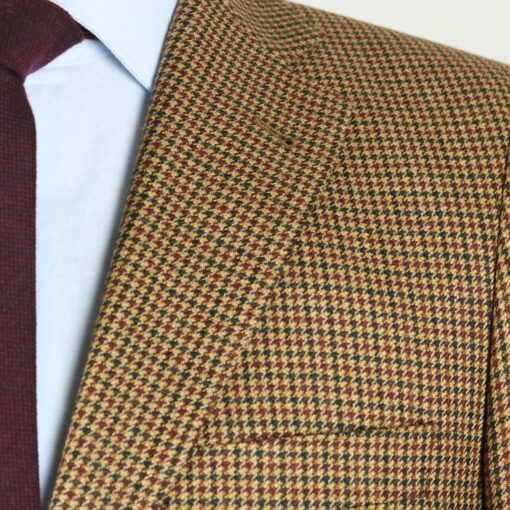 Chaqueta pata de gallo beige