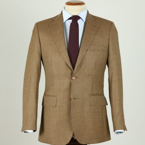 Chaqueta pata de gallo beige - Imagen 2