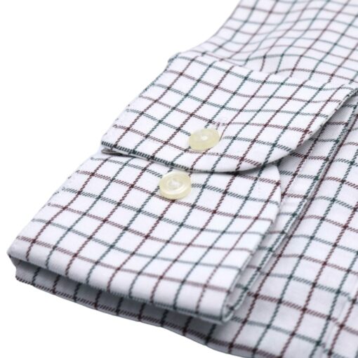 Camisa de cuadros para corbata - Imagen 2