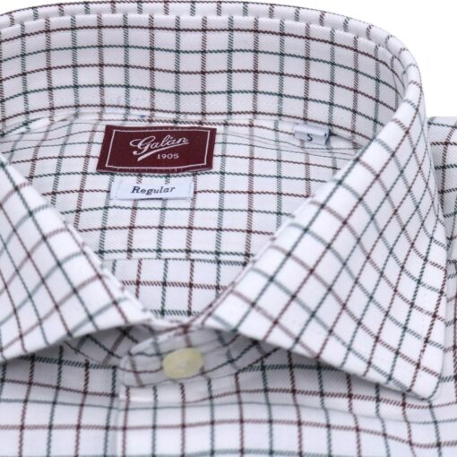 Camisa de cuadros para corbata - Imagen 5