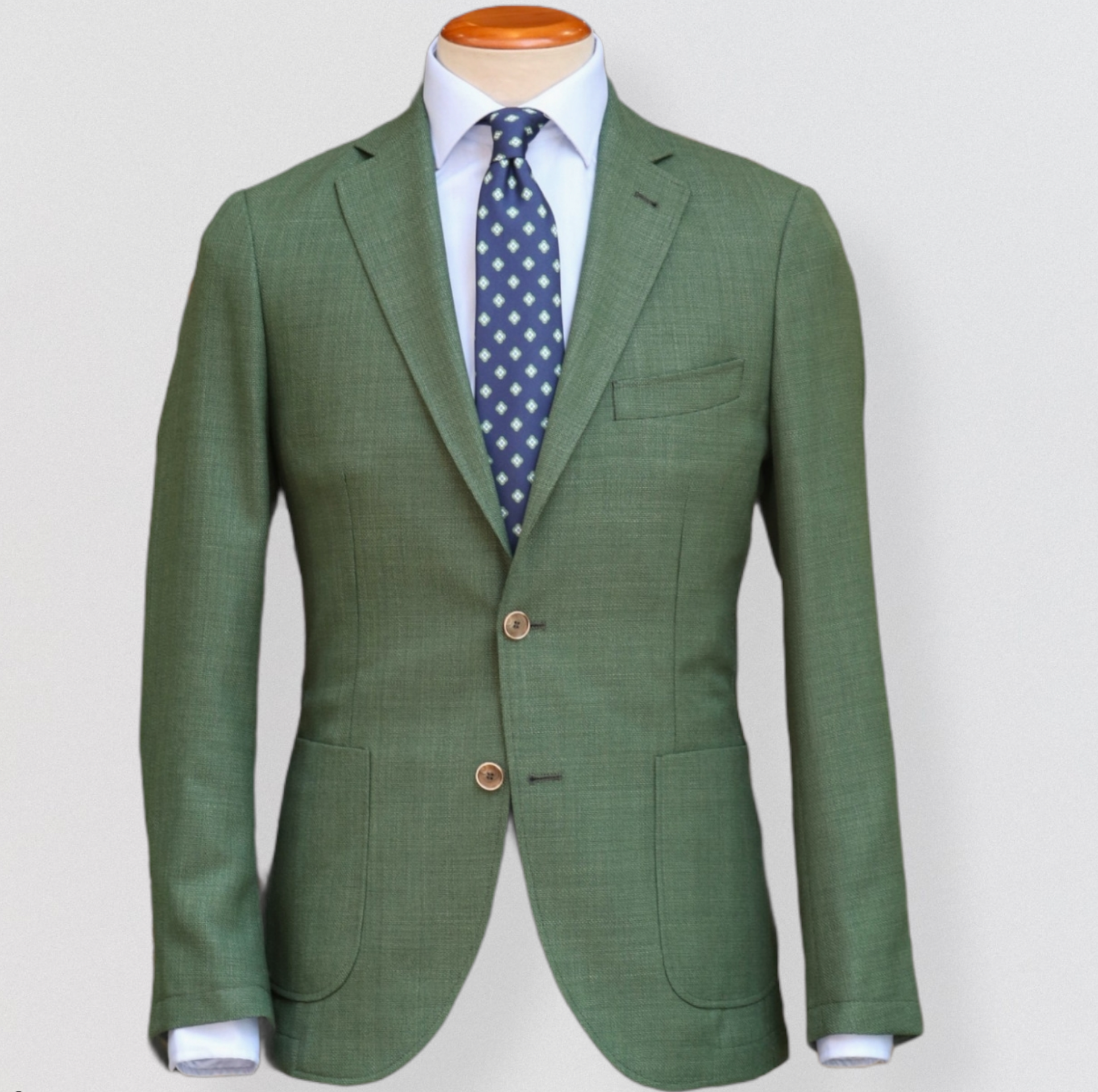 Chaqueta malla verde Vitale - Imagen 3