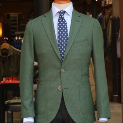 Chaqueta malla verde Vitale
