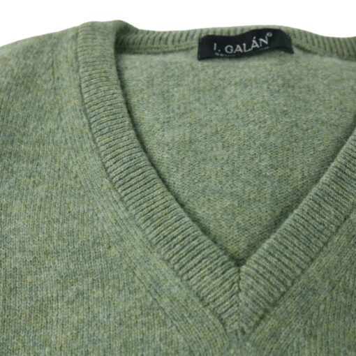 Jersey lambswool verde claro - Imagen 2