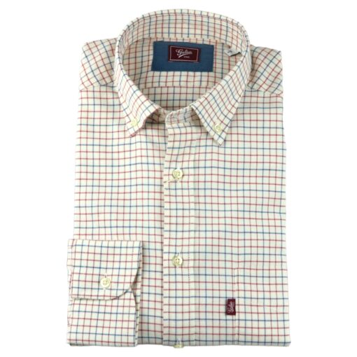 Camisa "Forest" grana y azul - Imagen 3