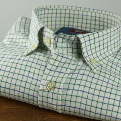 Camisa "Forest" azul y verde