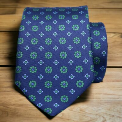 Corbata de seda "Siena" azul