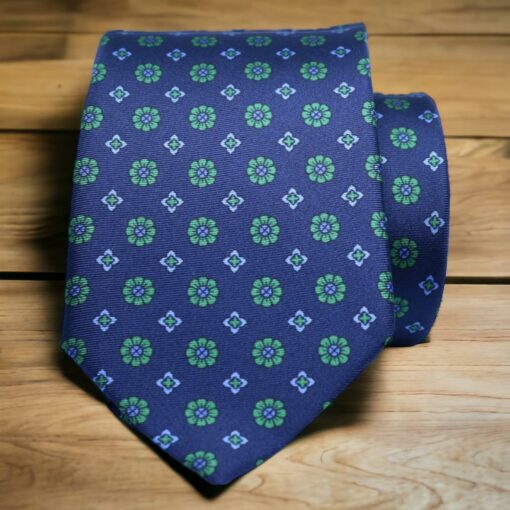 Corbata de seda "Siena" azul