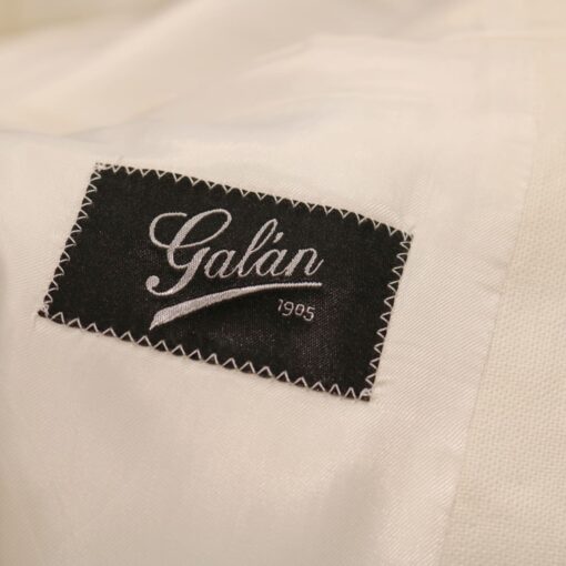 Chaqueta 100% lino italiano, blanco roto. Angelico. Galán
