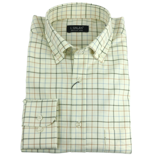Camisa cuadros tipo viyela