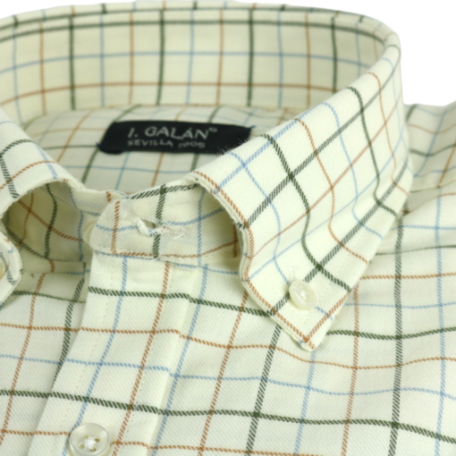 Camisa cuadros tipo viyela