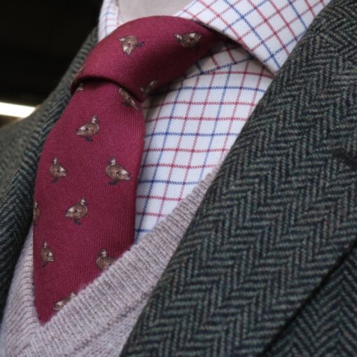Camisa de viyela cuadros para corbata