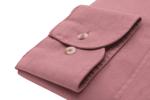 Camisa Oxford lavado rosa palo