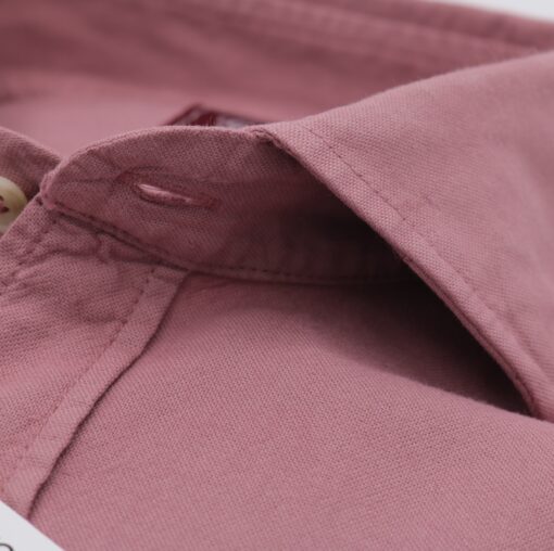 Camisa Oxford lavado rosa palo