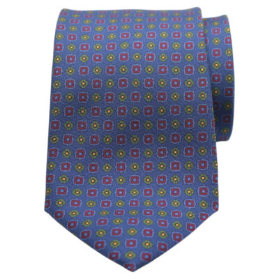 Corbata seda "Bolonia" azul
