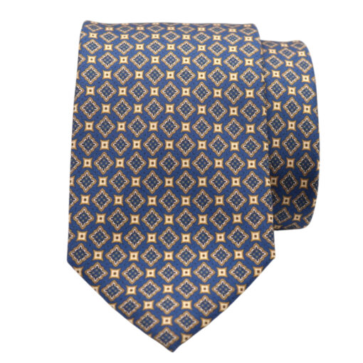 Corbata seda "Marsella" azul