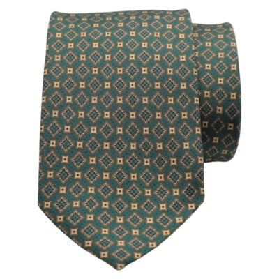 Corbata seda "Marsella" verde