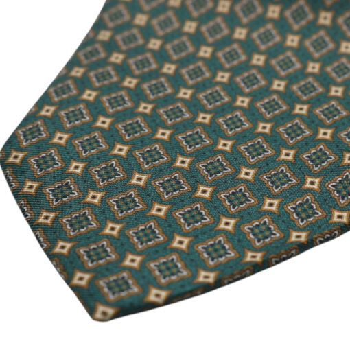 Corbata seda "Marsella" verde - Imagen 3