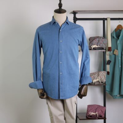 Camisa denim sin bolsillo